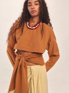 Free People 
Sash Of Sunshine Top